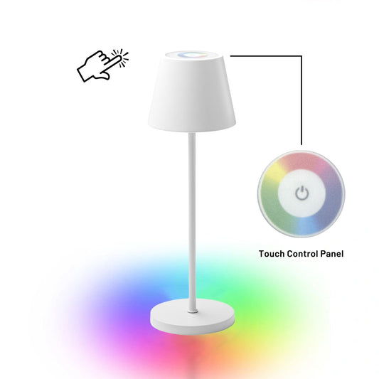 Lexi Lighting Enoki Portable RGB Table Lamp - White